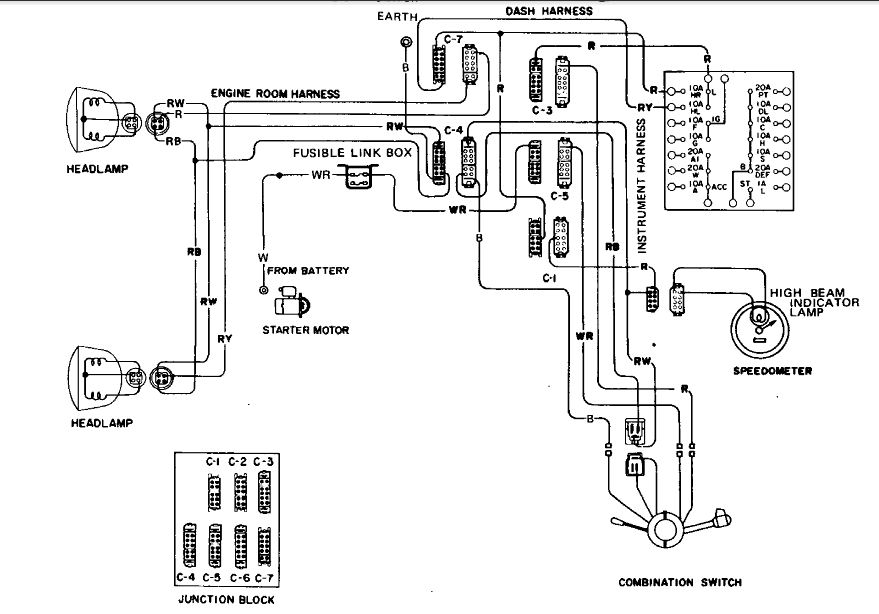 1977 Datsun 280z Wiring Diagram